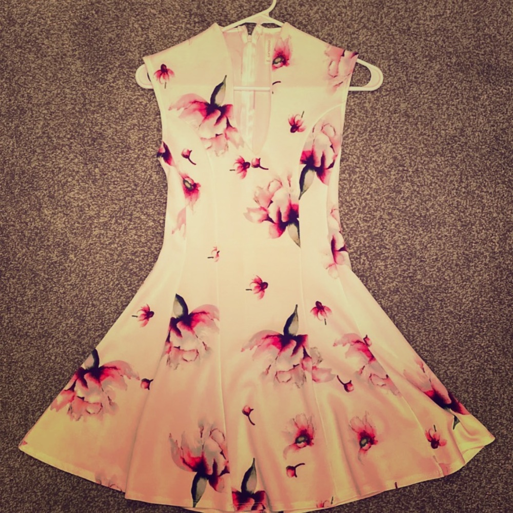 Women’s beautiful floral dress